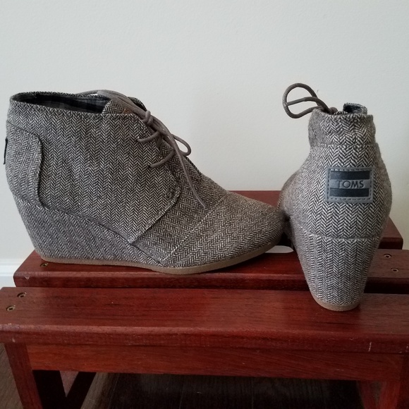 Toms Wedge Booties - Picture 2 of 2